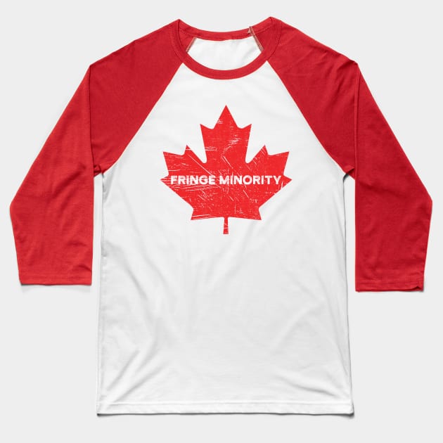 Fringe Minority Canada Trucker Freedom Convoy Baseball T-Shirt by UNDERGROUNDROOTS